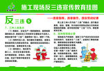 施工现场反三违宣传教育挂图五