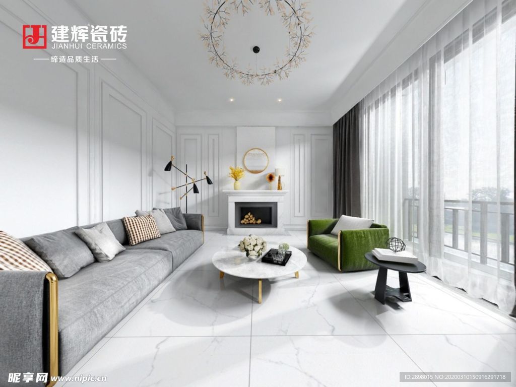 建辉瓷砖产品效果图
