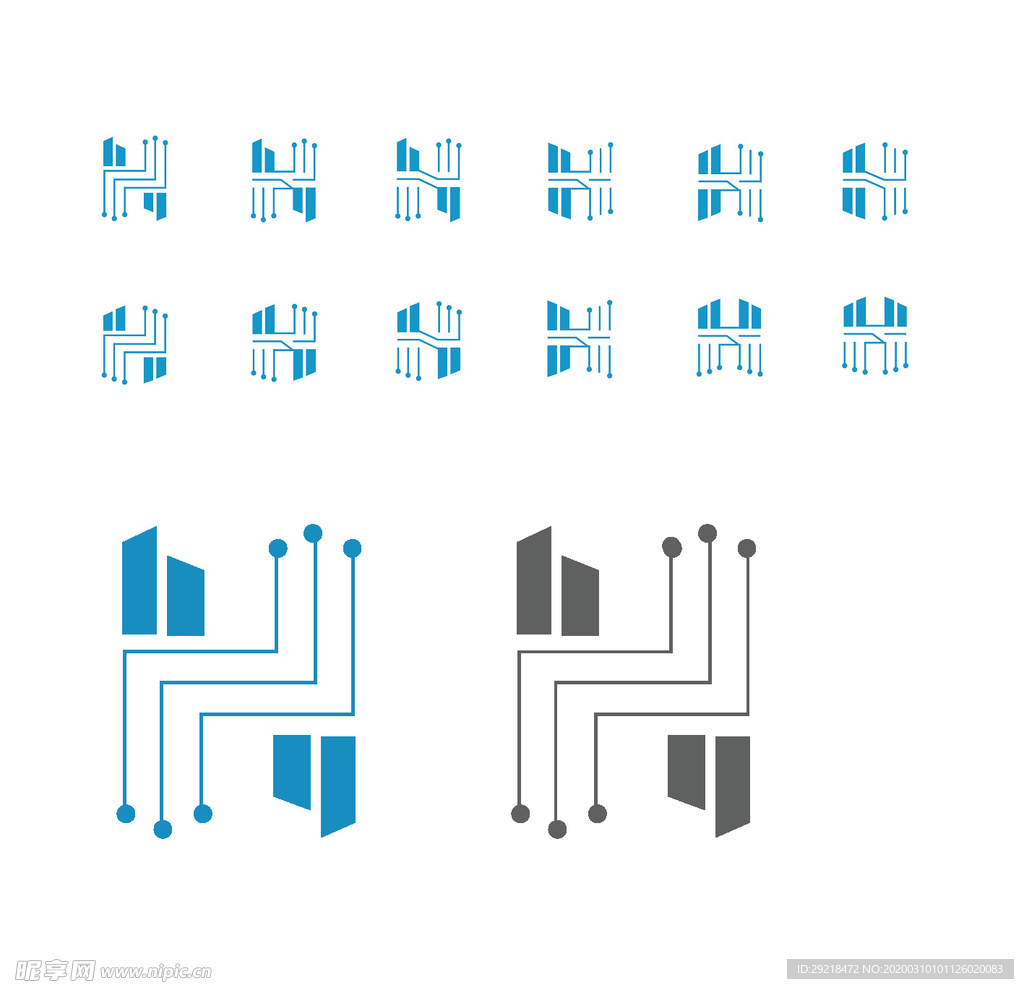 卡通logo 餐饮logo l