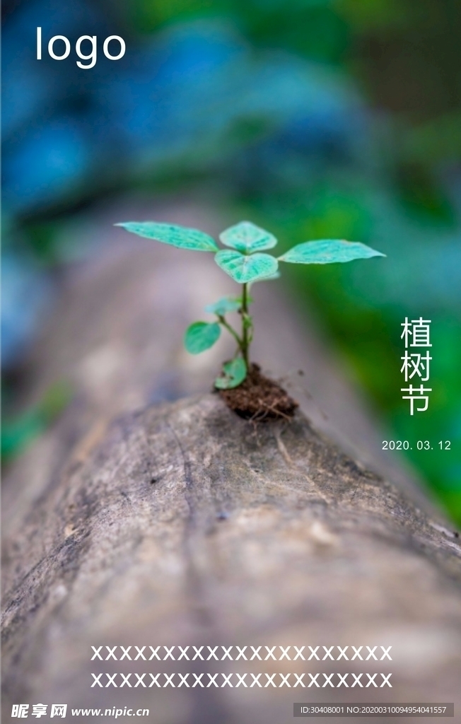 植树节相关海报
