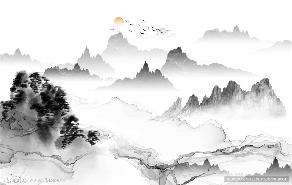 水墨山水