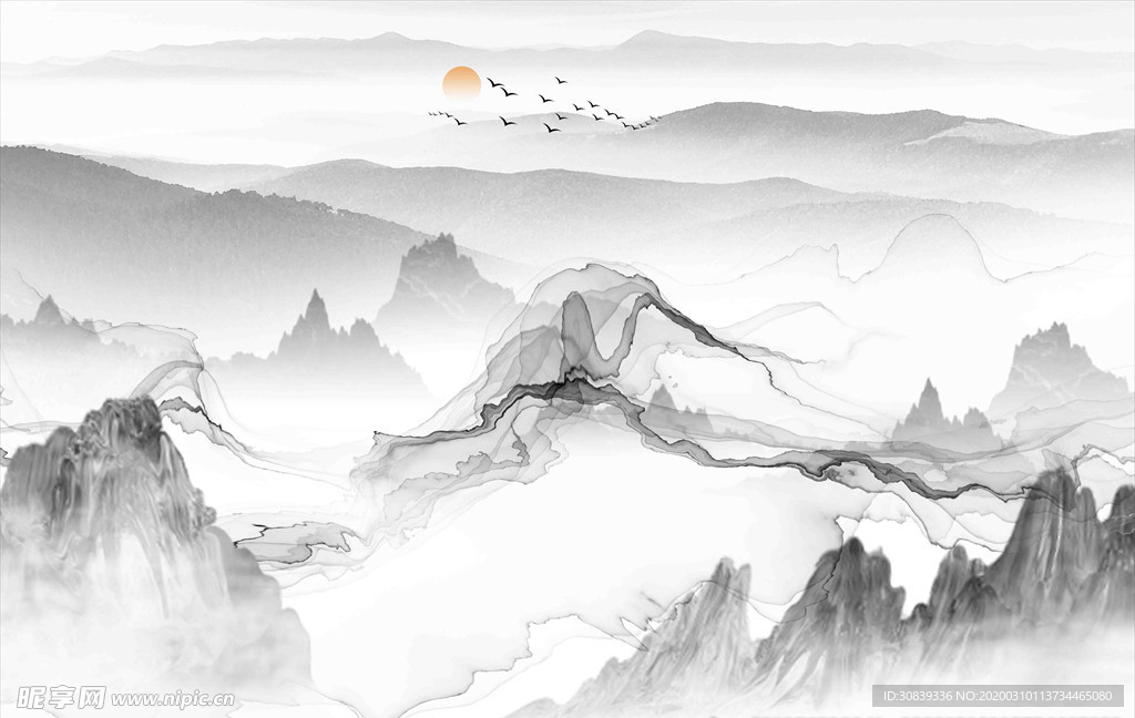 水墨山水