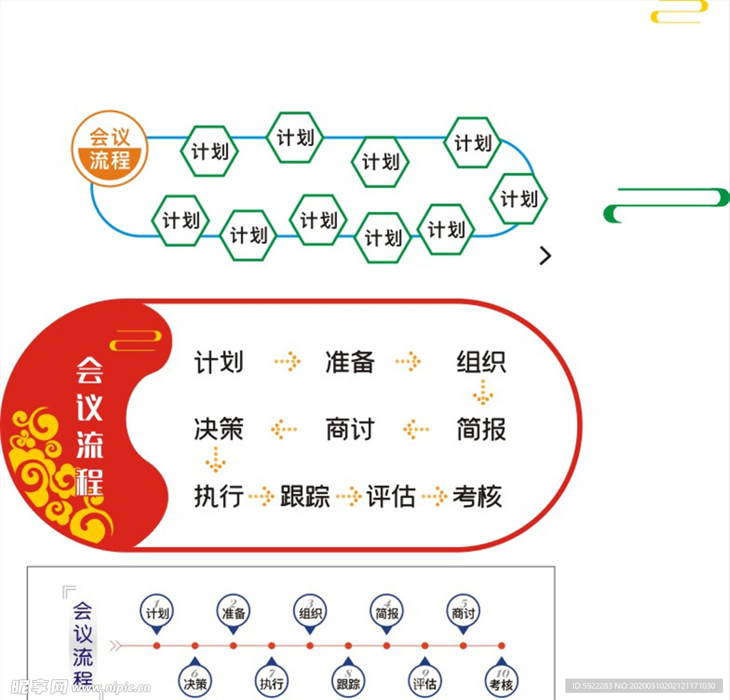 会议标语 企业文化展板 企业形