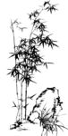 水墨竹子画 中国画