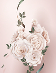 鲜花背景 化妆品背景 广告底图