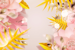 鲜花背景 化妆品背景 广告底图
