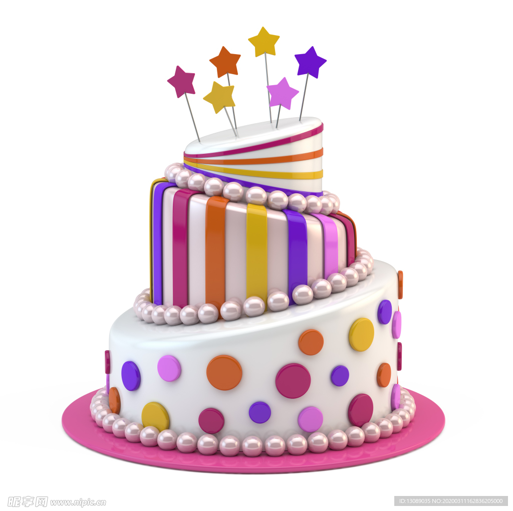 奶油生日蛋糕