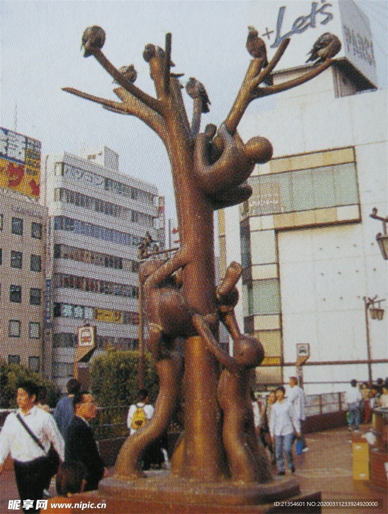 抽象人物雕塑