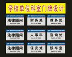 科室牌新办公区型材部