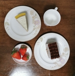 草莓与甜点
