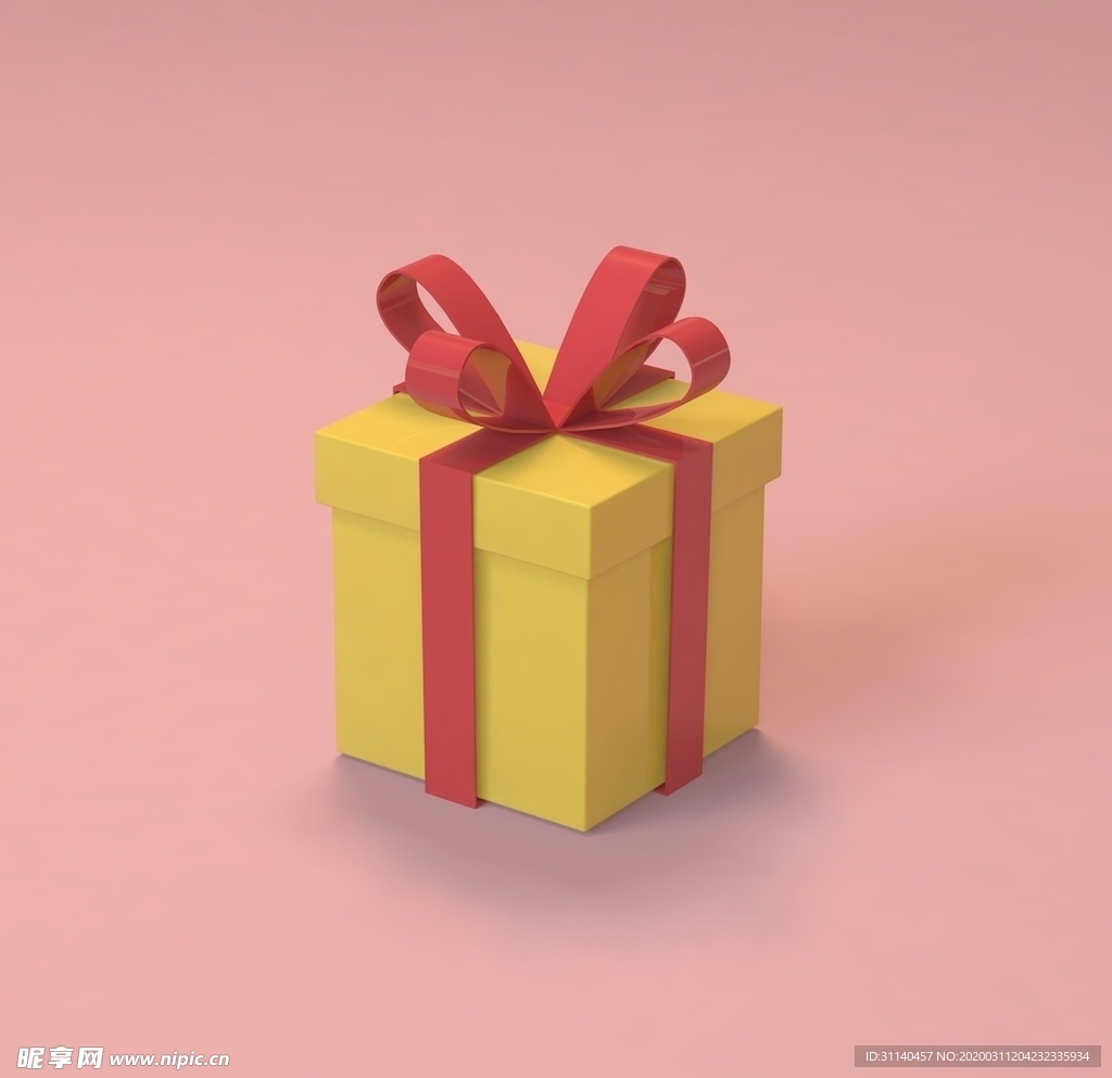 礼盒 礼品 C4D 建模 3D