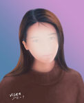 青纯美女PSD板绘插画