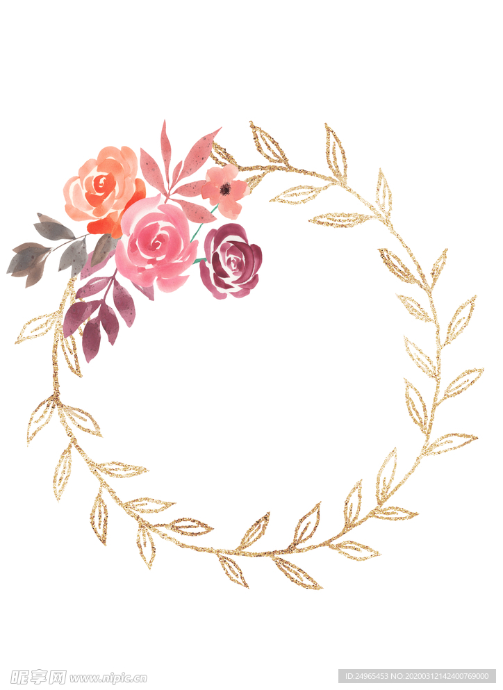 花环边框
