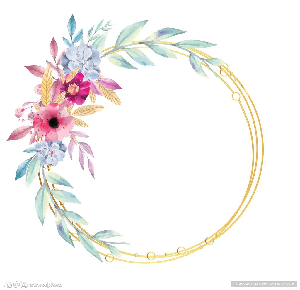 花环边框