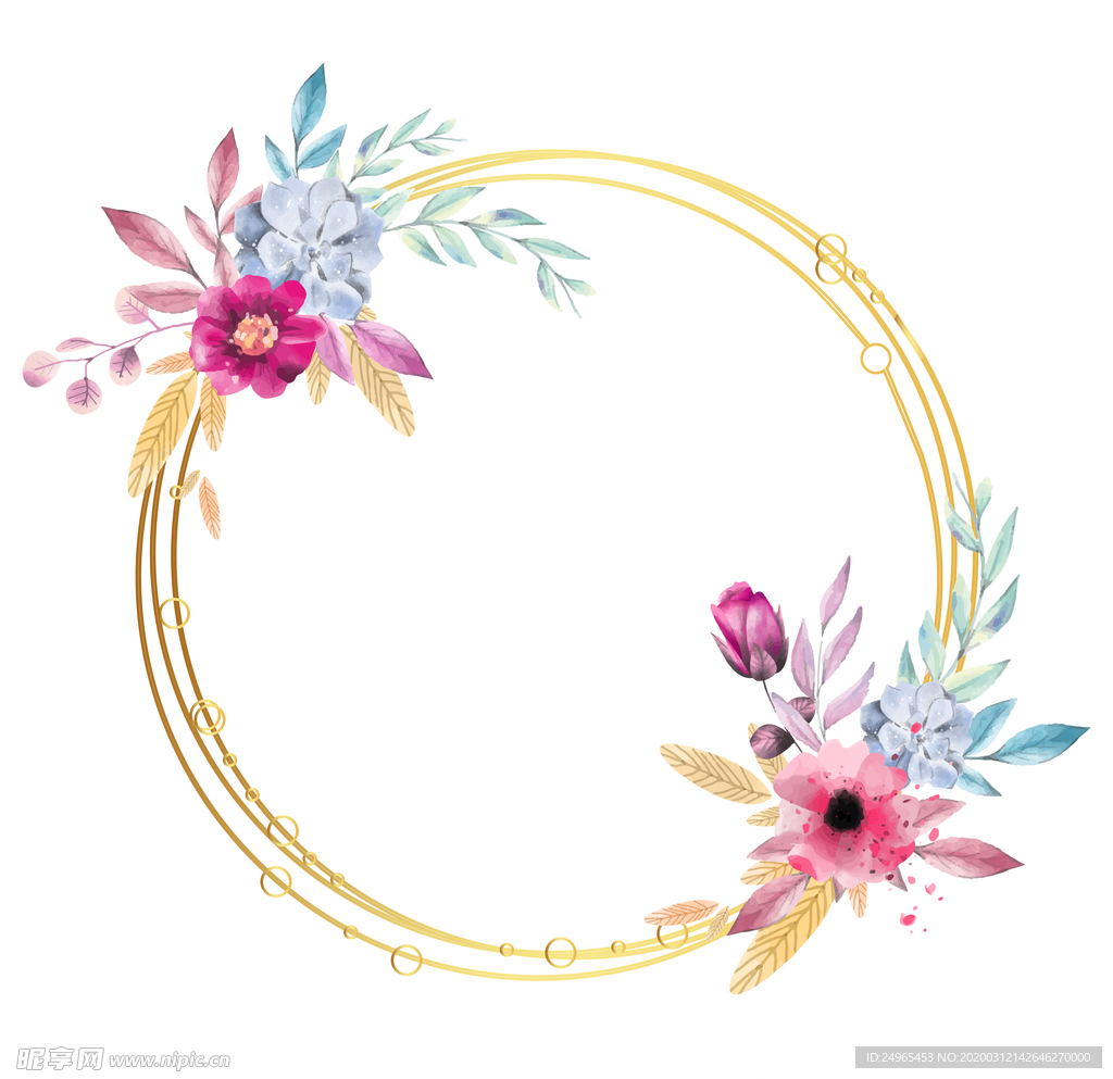 花环边框