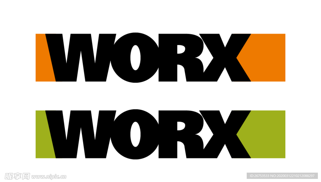 威克士 WORX 双色logo