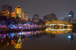 成都九眼桥夜景