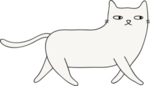 手绘卡通猫
