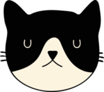 手绘卡通猫
