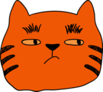 手绘卡通猫