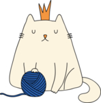 手绘卡通猫