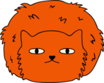 手绘卡通猫