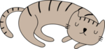 手绘卡通猫