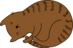 手绘卡通猫