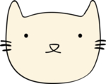 手绘卡通猫