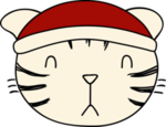 手绘卡通猫
