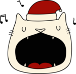 手绘卡通猫