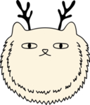 手绘卡通猫