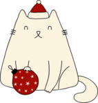 手绘卡通猫