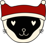 手绘卡通猫