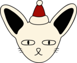 手绘卡通猫