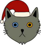 手绘卡通猫