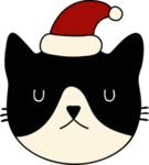 手绘卡通猫