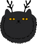 手绘卡通猫