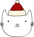手绘卡通猫