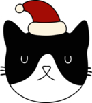 手绘卡通猫