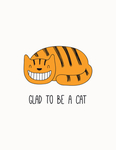 手绘卡通猫