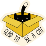 手绘卡通猫