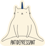 手绘卡通猫