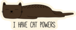手绘卡通猫