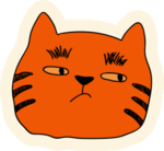 手绘卡通猫