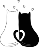 手绘卡通猫