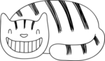 手绘卡通猫