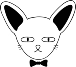手绘卡通猫