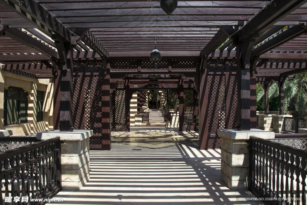 木材 旅行 阿联酋建筑 阴影