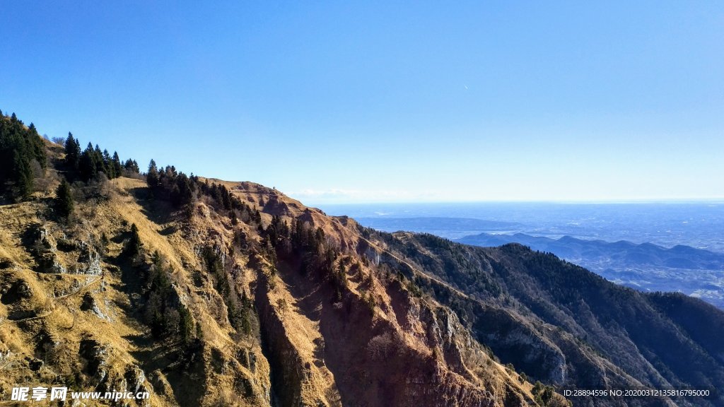 山 景观 天空